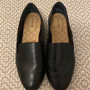 Birdies “Starling” black leather. 8.5